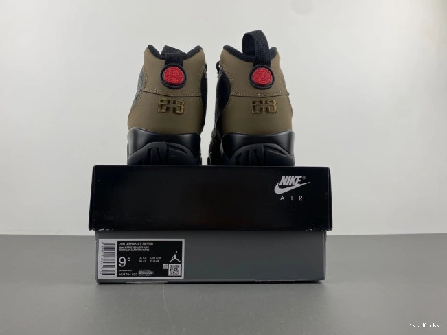 1st Kicks Shoes 9 HV4794-030 Air Olive Jordan 0809